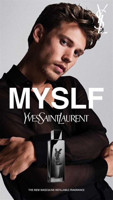 yves st laurent advert model